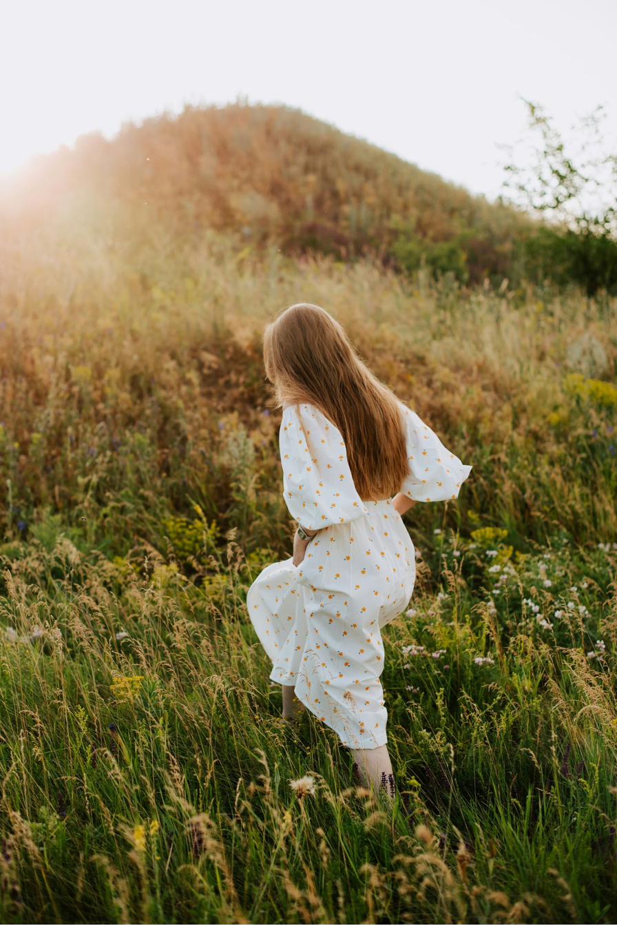 Frau in der Natur