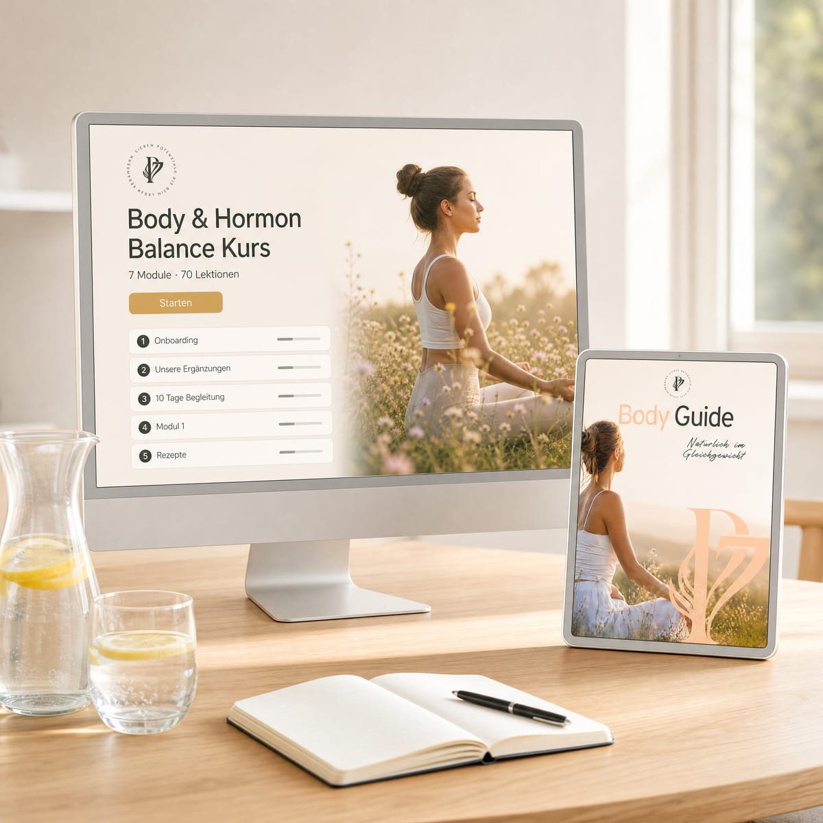 Body- und Hormon Balance Kurs – Vorschau des Kursbereichs